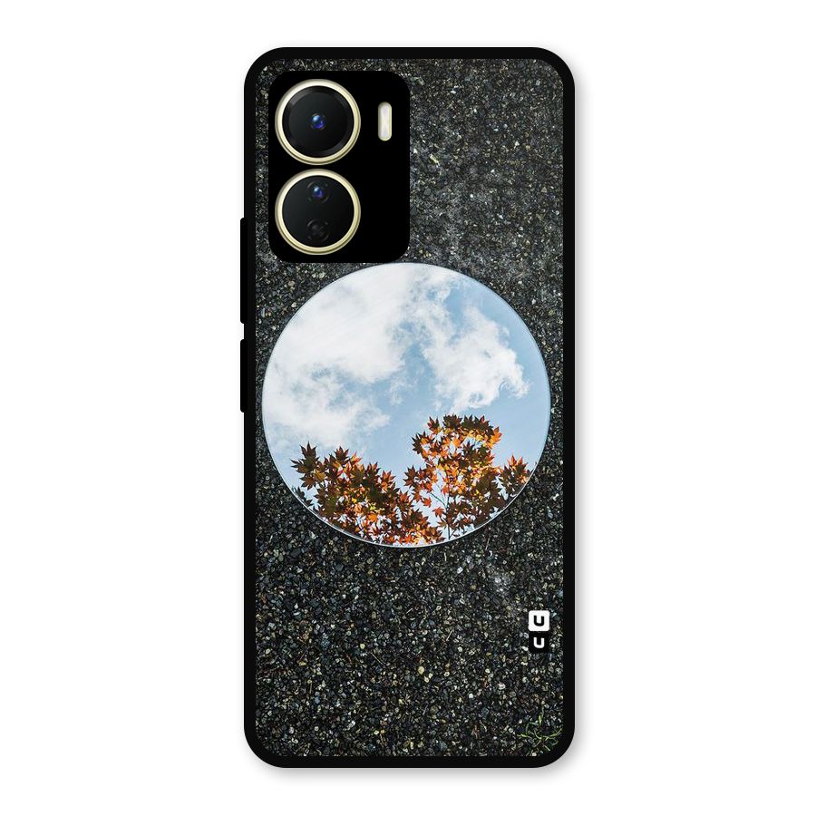 Beautiful Sky Leaves Metal Back Case for Vivo Y16