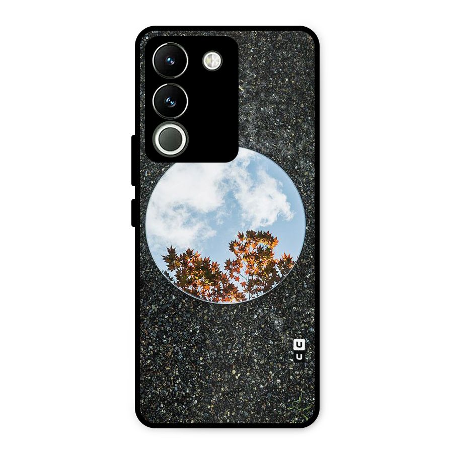 Beautiful Sky Leaves Metal Back Case for Vivo Y200