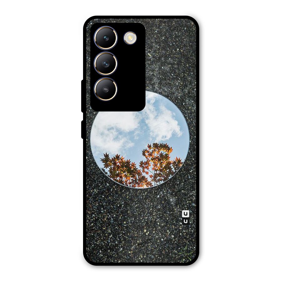 Beautiful Sky Leaves Metal Back Case for Vivo Y200e