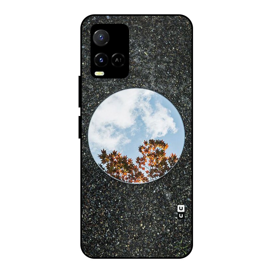 Beautiful Sky Leaves Metal Back Case for Vivo Y21T