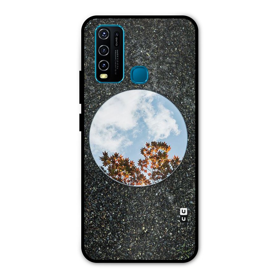 Beautiful Sky Leaves Metal Back Case for Vivo Y30