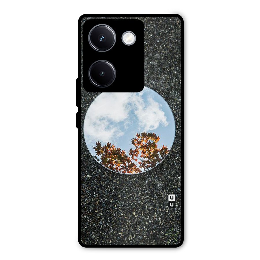 Beautiful Sky Leaves Metal Back Case for Vivo Y300 Plus