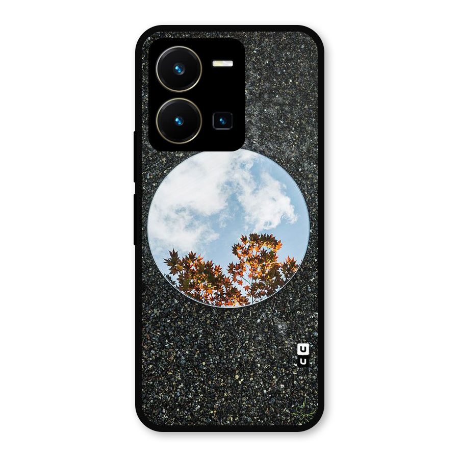 Beautiful Sky Leaves Metal Back Case for Vivo Y35