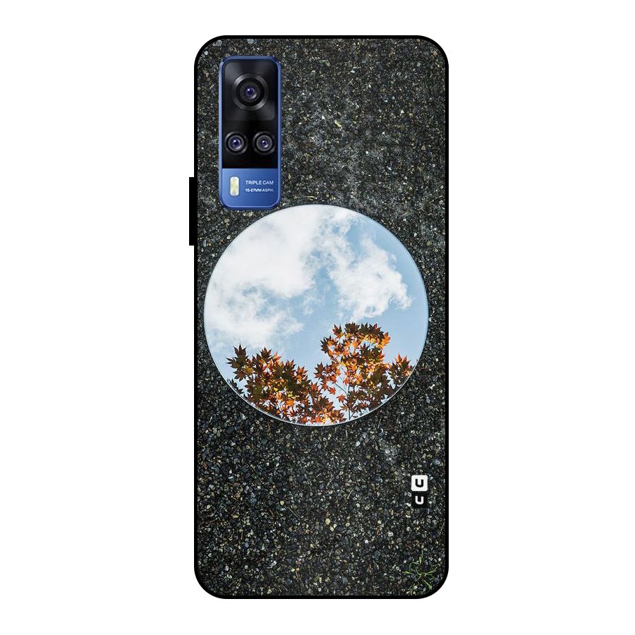 Beautiful Sky Leaves Metal Back Case for Vivo Y51