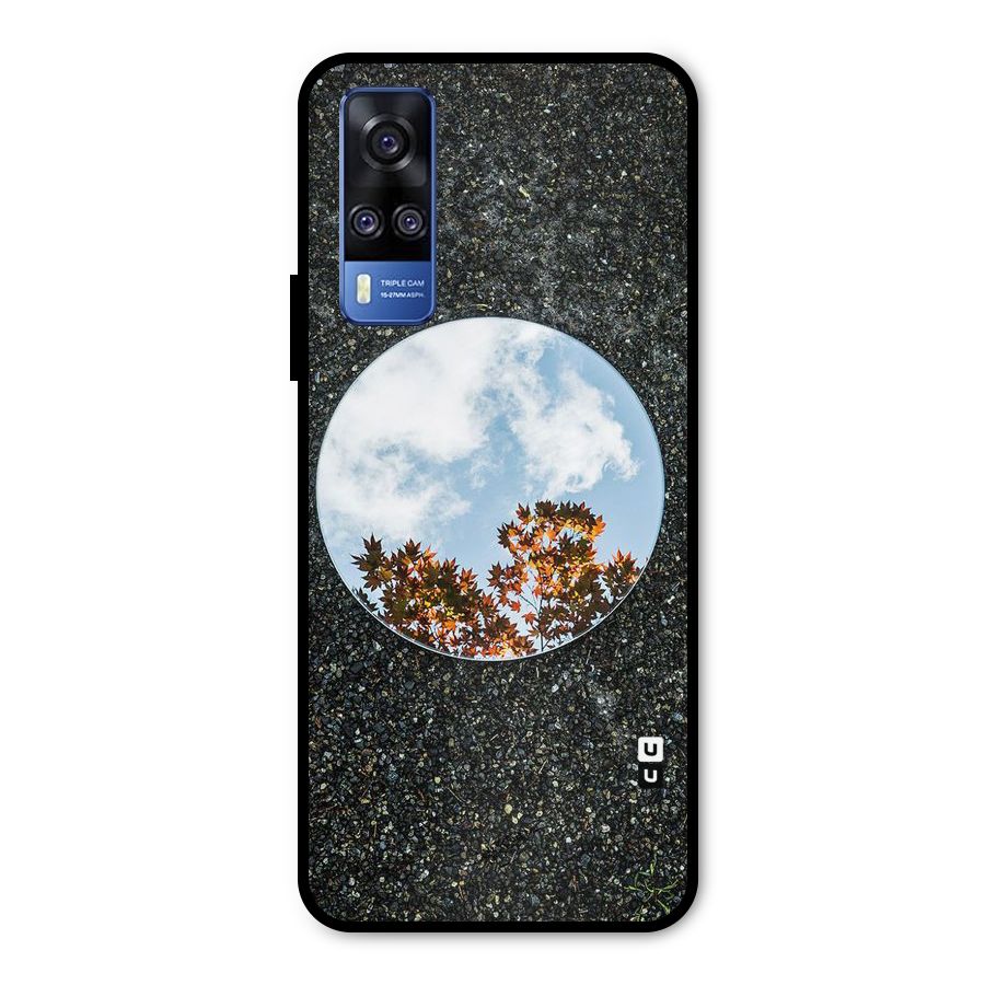 Beautiful Sky Leaves Metal Back Case for Vivo Y51A