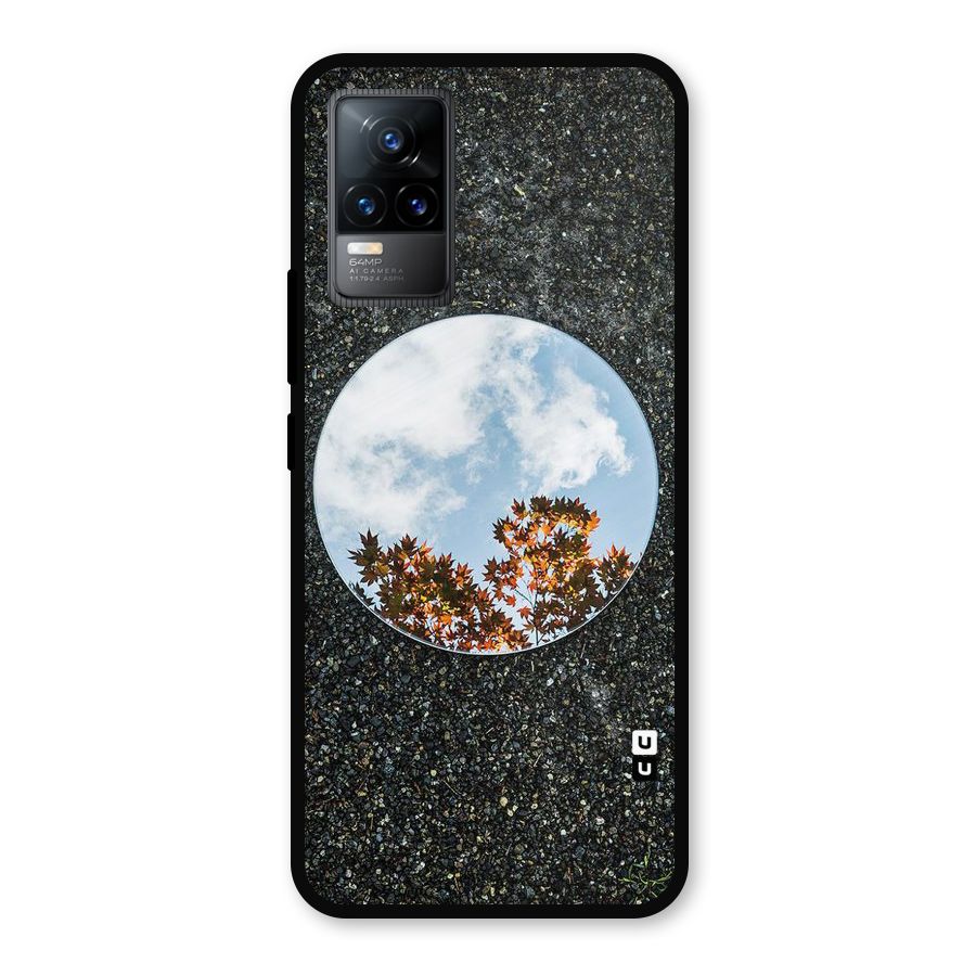 Beautiful Sky Leaves Metal Back Case for Vivo Y73