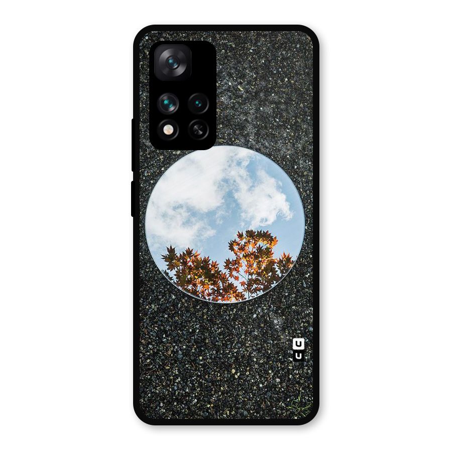 Beautiful Sky Leaves Metal Back Case for Xiaomi 11i Hypercharge 5G