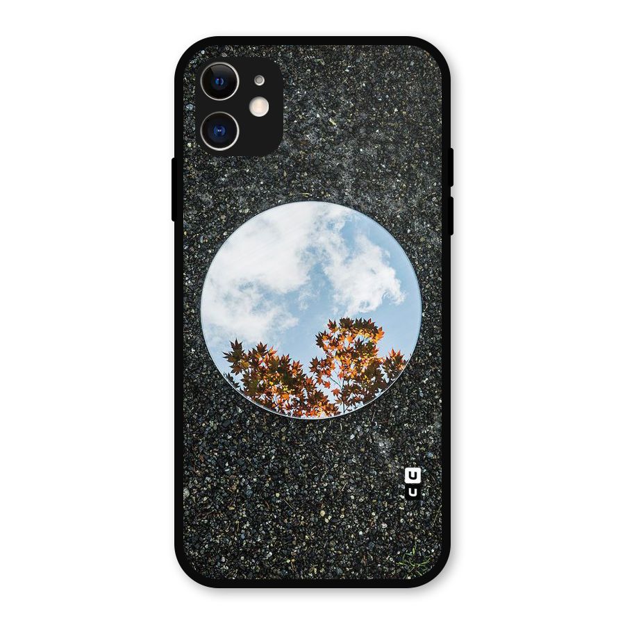 Beautiful Sky Leaves Metal Back Case for iPhone 11