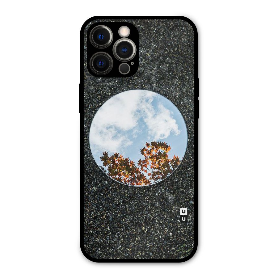 Beautiful Sky Leaves Metal Back Case for iPhone 12 Pro Max