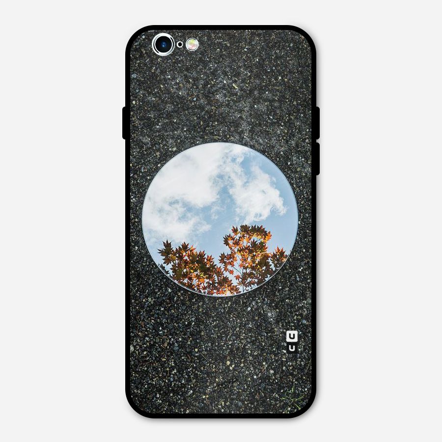 Beautiful Sky Leaves Metal Back Case for iPhone 6 6s