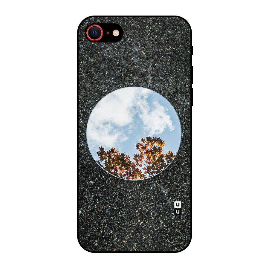 Beautiful Sky Leaves Metal Back Case for iPhone 7