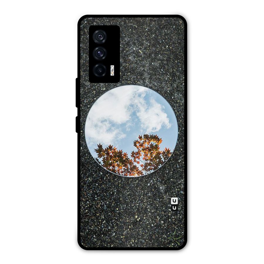 Beautiful Sky Leaves Metal Back Case for iQOO 7 5G