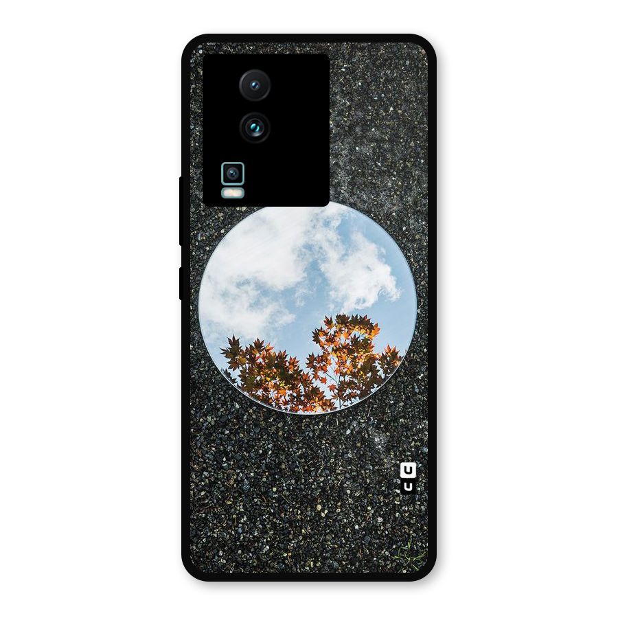 Beautiful Sky Leaves Metal Back Case for iQOO Neo 7 Pro