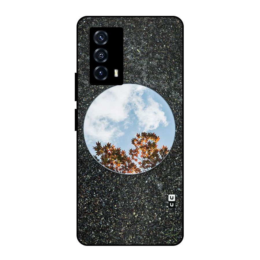 Beautiful Sky Leaves Metal Back Case for iQOO Z5
