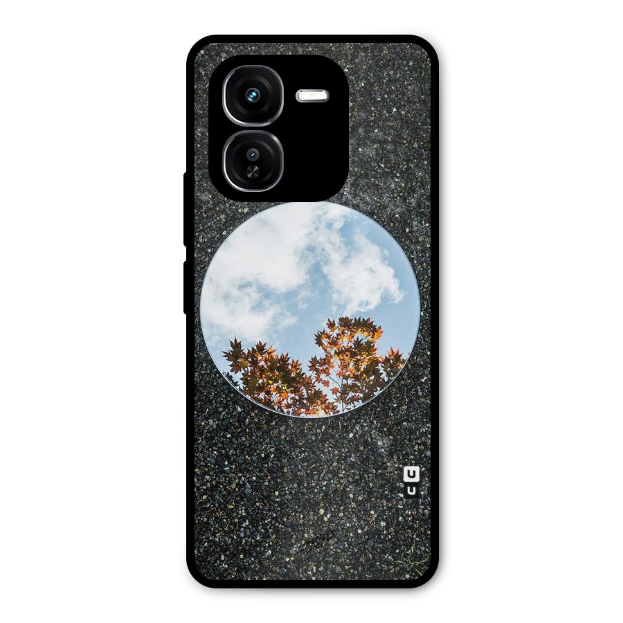 Beautiful Sky Leaves Metal Back Case for iQOO Z9x