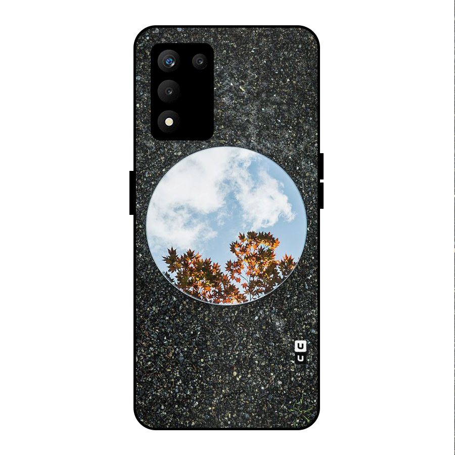 Beautiful Sky Leaves Metal Back Case for realme 9 5G SE