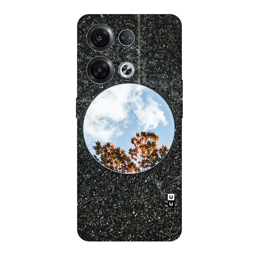 Beautiful Sky Leaves Original Polycarbonate Back Case for Oppo Reno8 Pro 5G