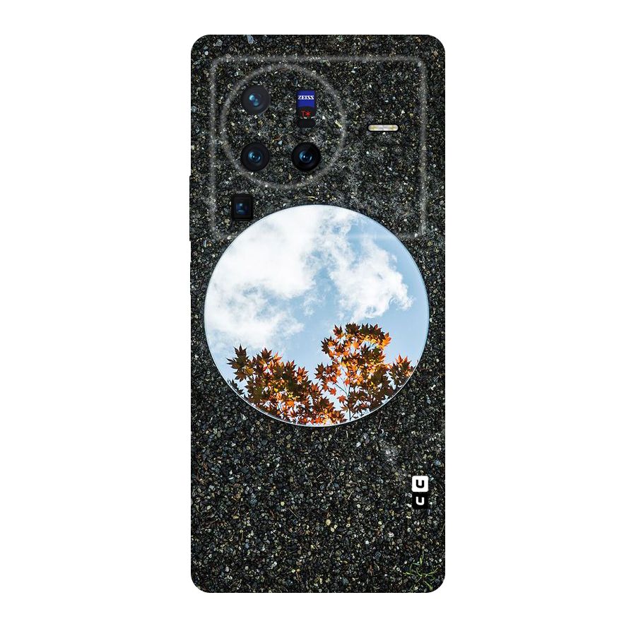 Beautiful Sky Leaves Original Polycarbonate Back Case for Vivo X80