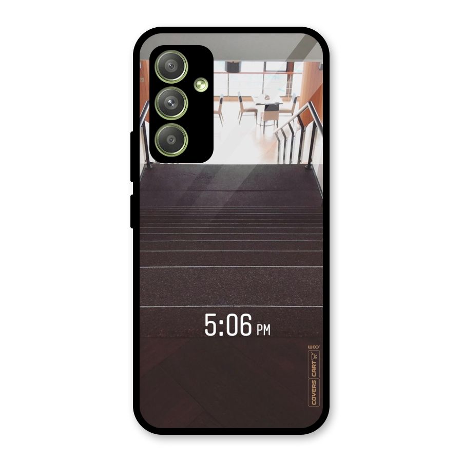 Beautiful Staircase Glass Back Case for Galaxy A54
