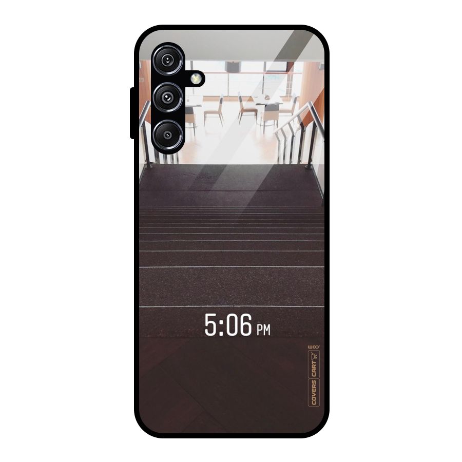 Beautiful Staircase Glass Back Case for Galaxy M34 5G