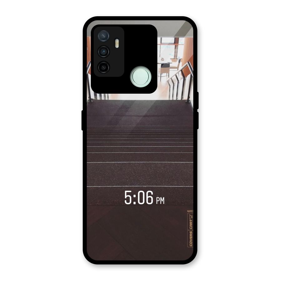 Beautiful Staircase Glass Back Case for Oppo A53