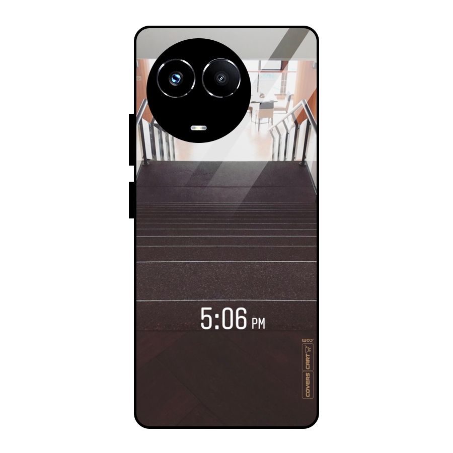 Beautiful Staircase Glass Back Case for Realme Narzo 60X