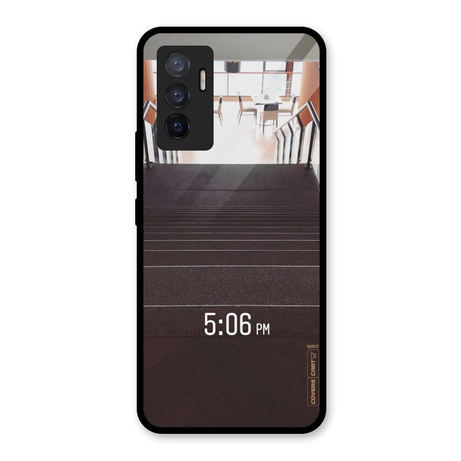 Beautiful Staircase Glass Back Case for Vivo V23e
