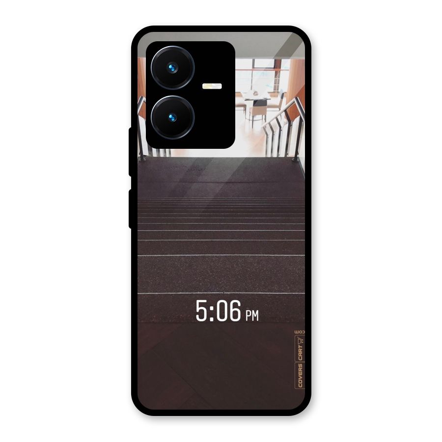 Beautiful Staircase Glass Back Case for Vivo Y22s