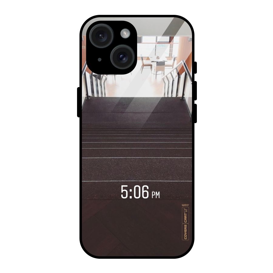 Beautiful Staircase Glass Back Case for iPhone 15
