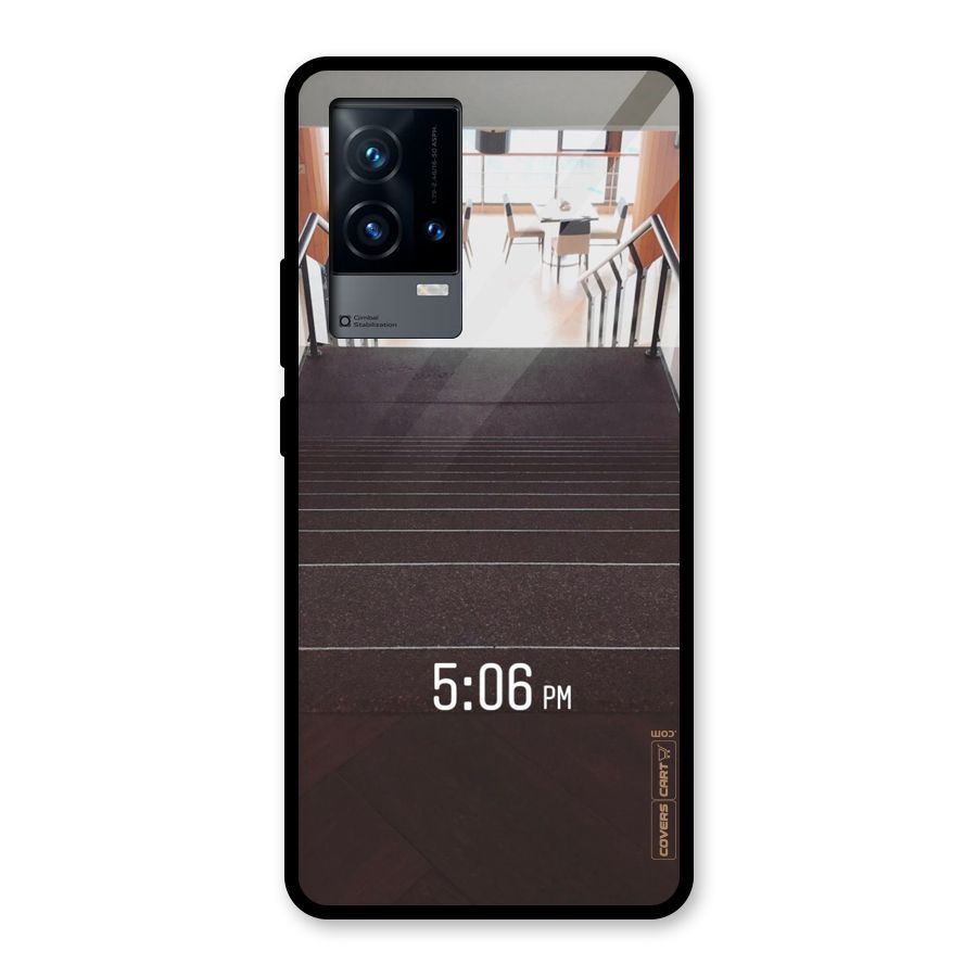 Beautiful Staircase Glass Back Case for iQOO 9 5G