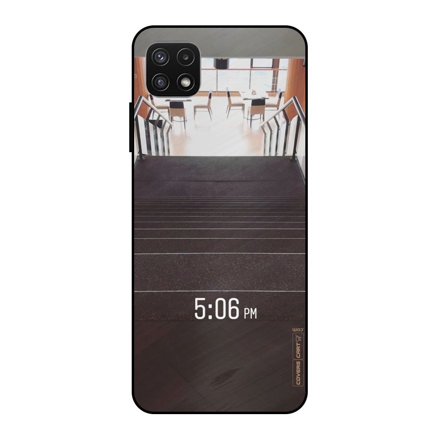 Beautiful Staircase Metal Back Case for Galaxy A22 5G