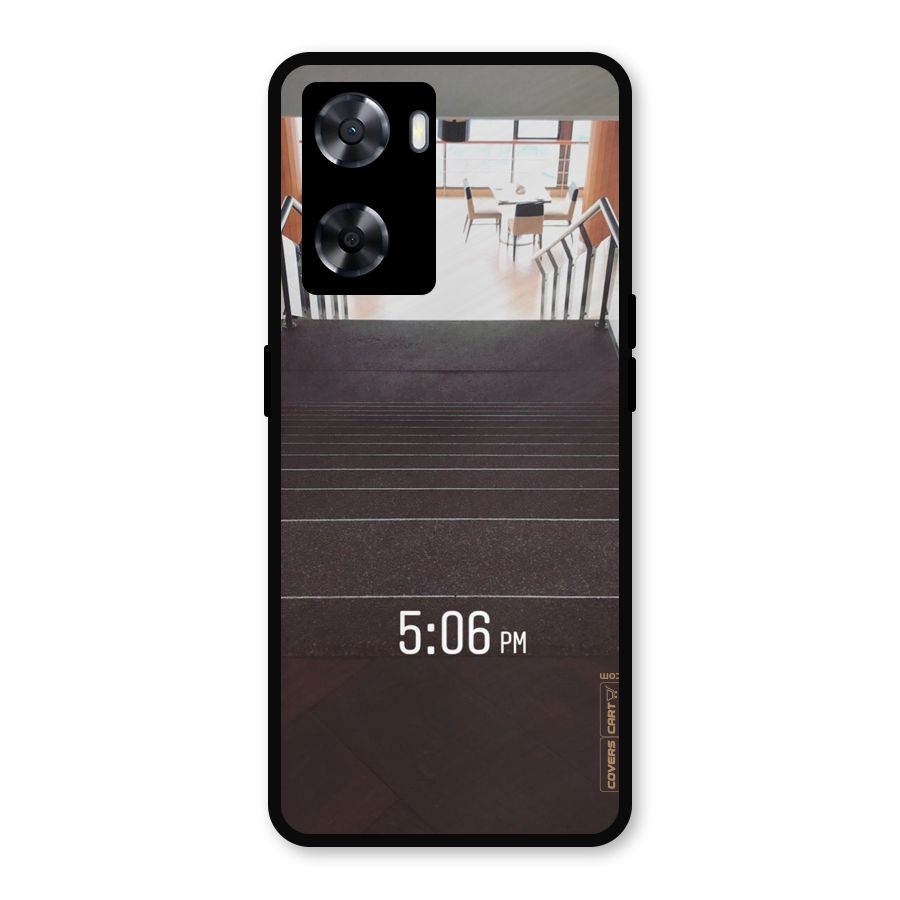 Beautiful Staircase Metal Back Case for Oppo A57 2022