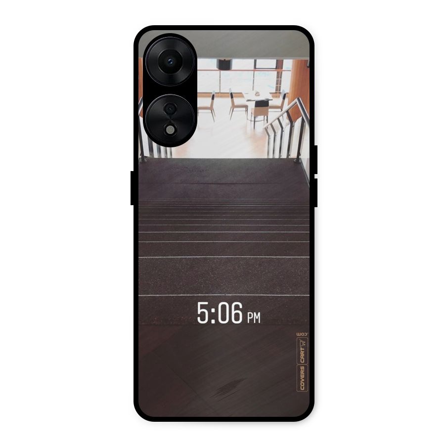 Beautiful Staircase Metal Back Case for Oppo A78 5G