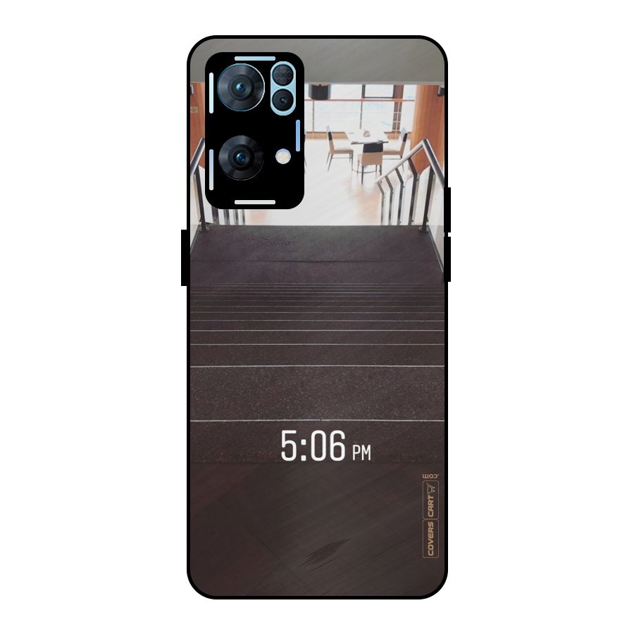 Beautiful Staircase Metal Back Case for Oppo Reno7 Pro 5G