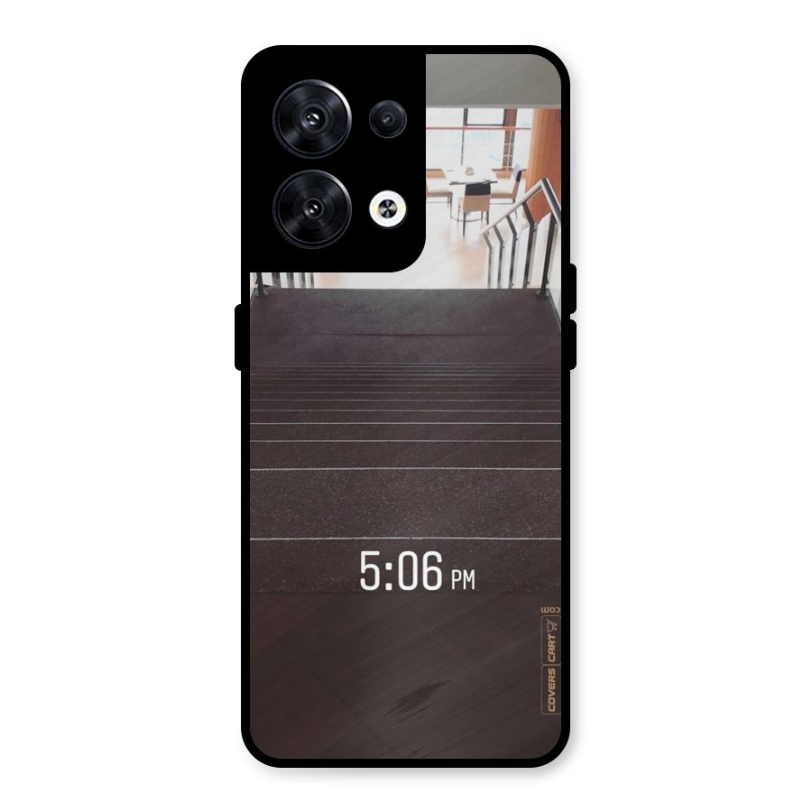 Beautiful Staircase Metal Back Case for Oppo Reno8 5G