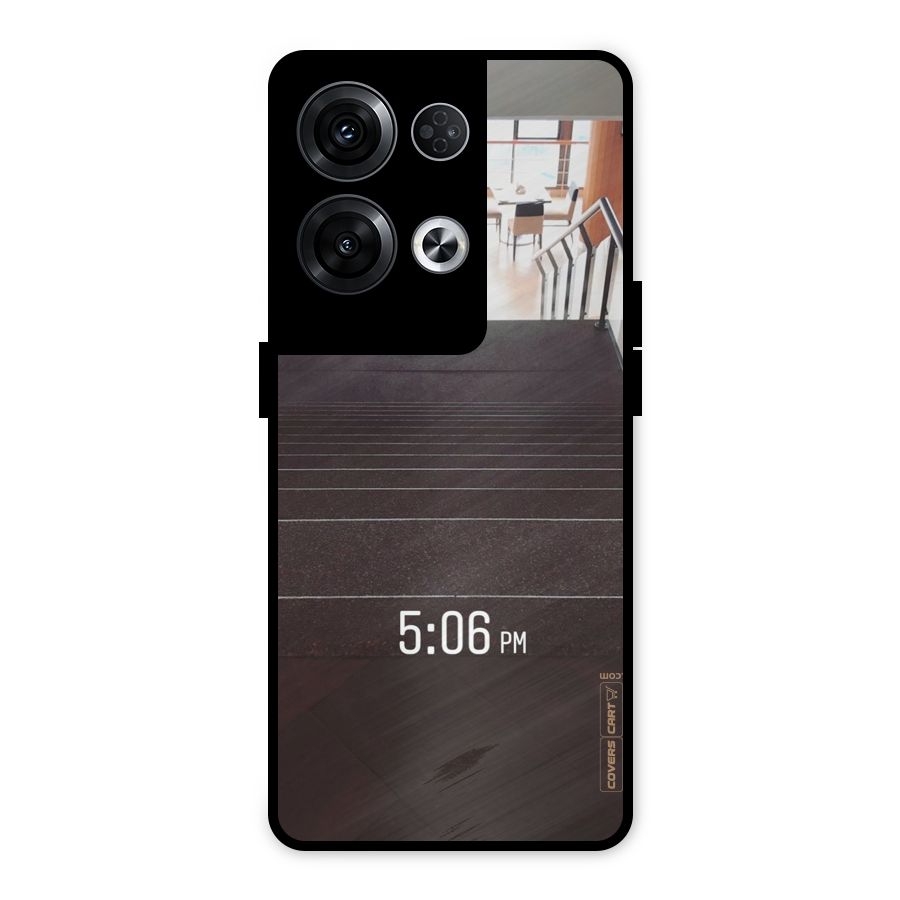 Beautiful Staircase Metal Back Case for Oppo Reno8 Pro 5G