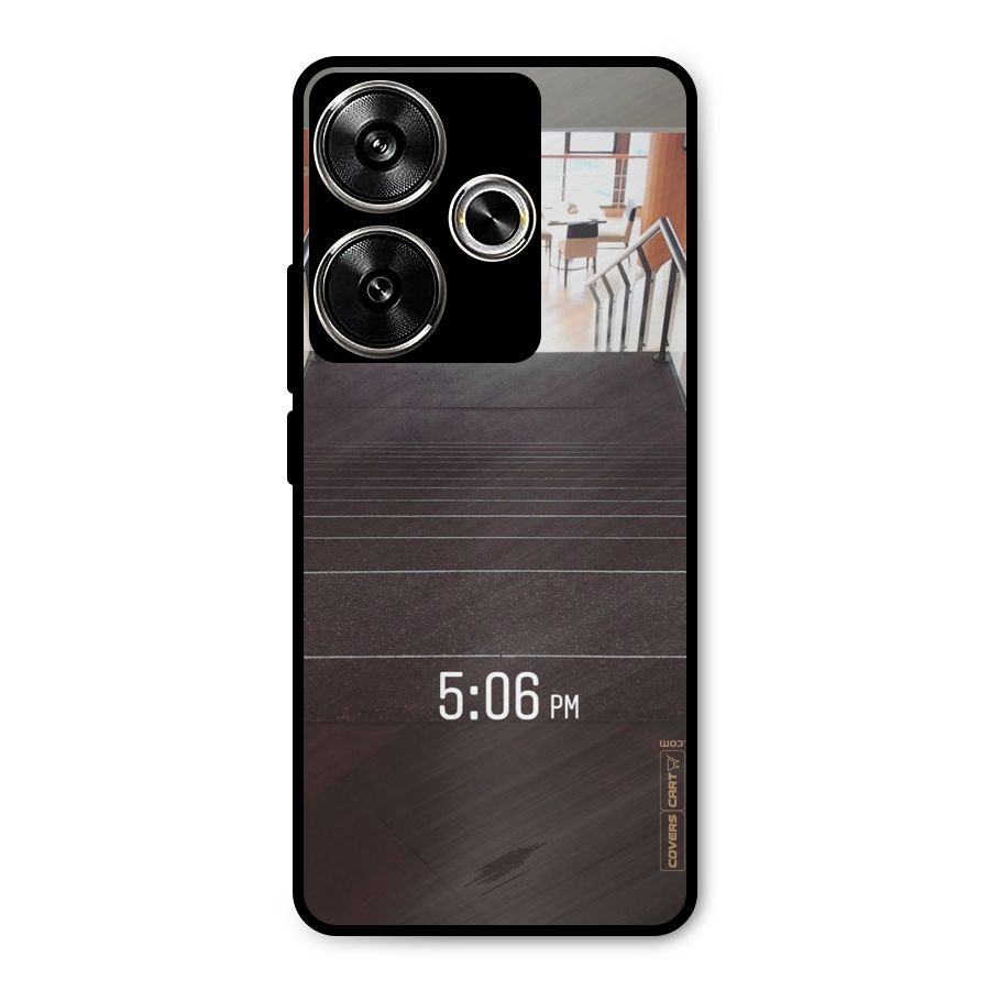 Beautiful Staircase Metal Back Case for Poco F6