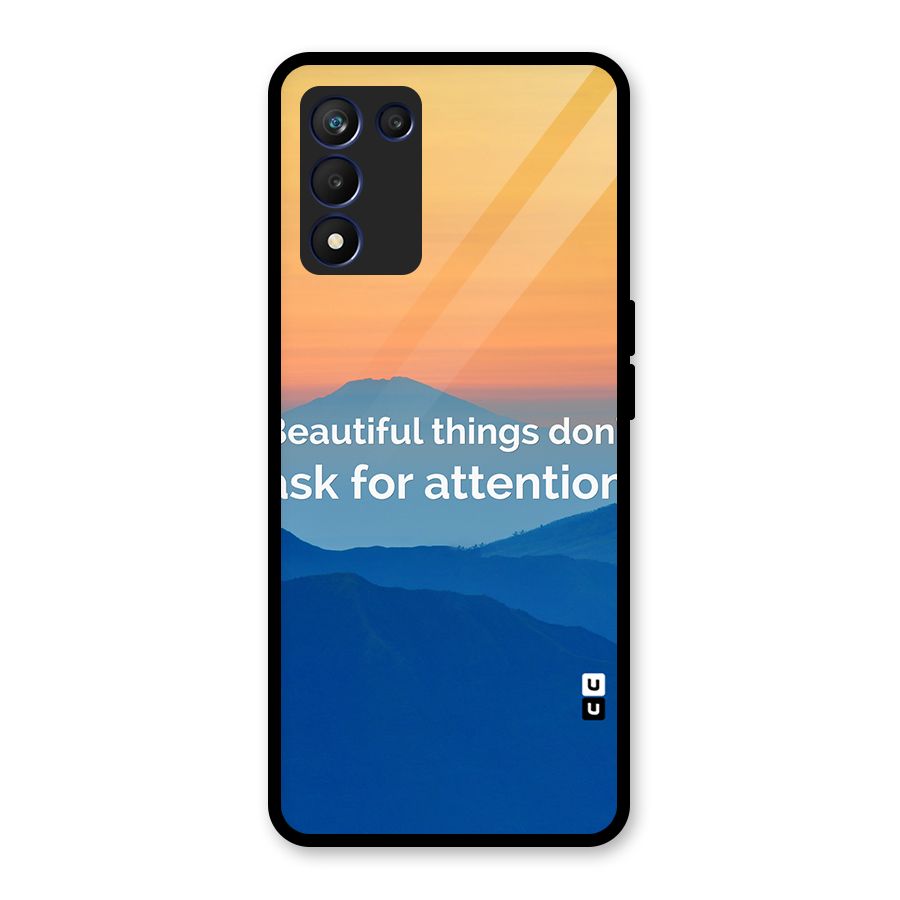 Beautiful Things Quote Glass Back Case for Realme 9 5G Speed