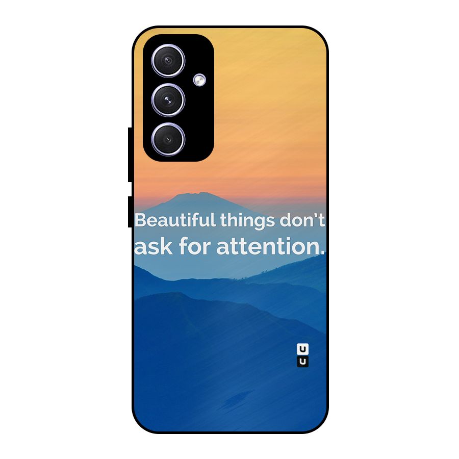 Beautiful Things Quote Metal Back Case for Galaxy A54