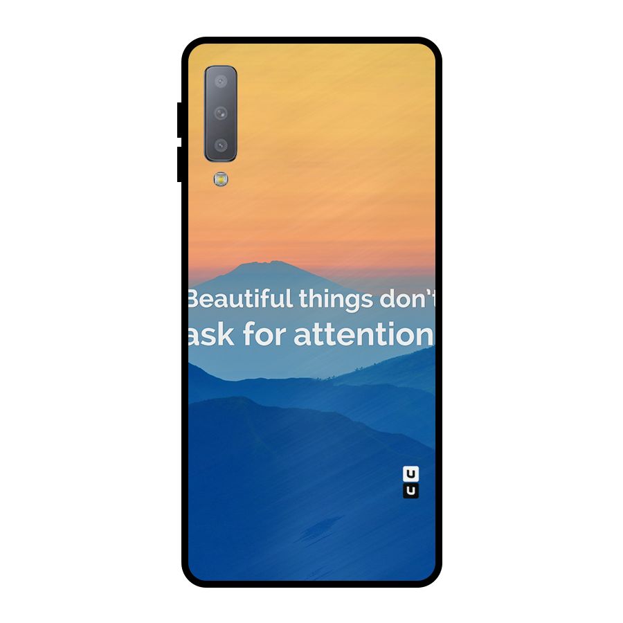 Beautiful Things Quote Metal Back Case for Galaxy A7 (2018)