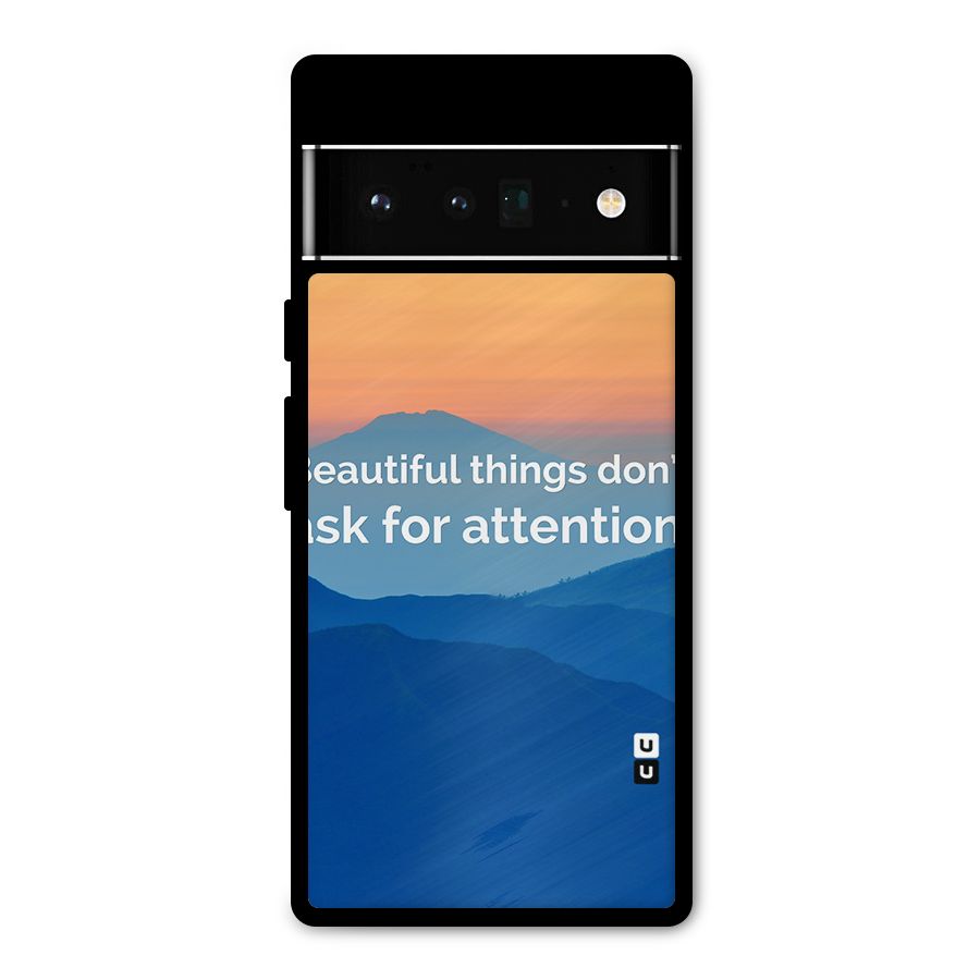 Beautiful Things Quote Metal Back Case for Google Pixel 6 Pro