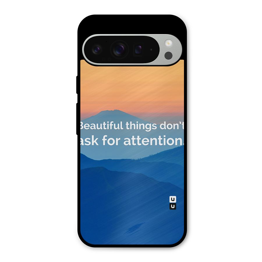 Beautiful Things Quote Metal Back Case for Google Pixel 9 Pro XL