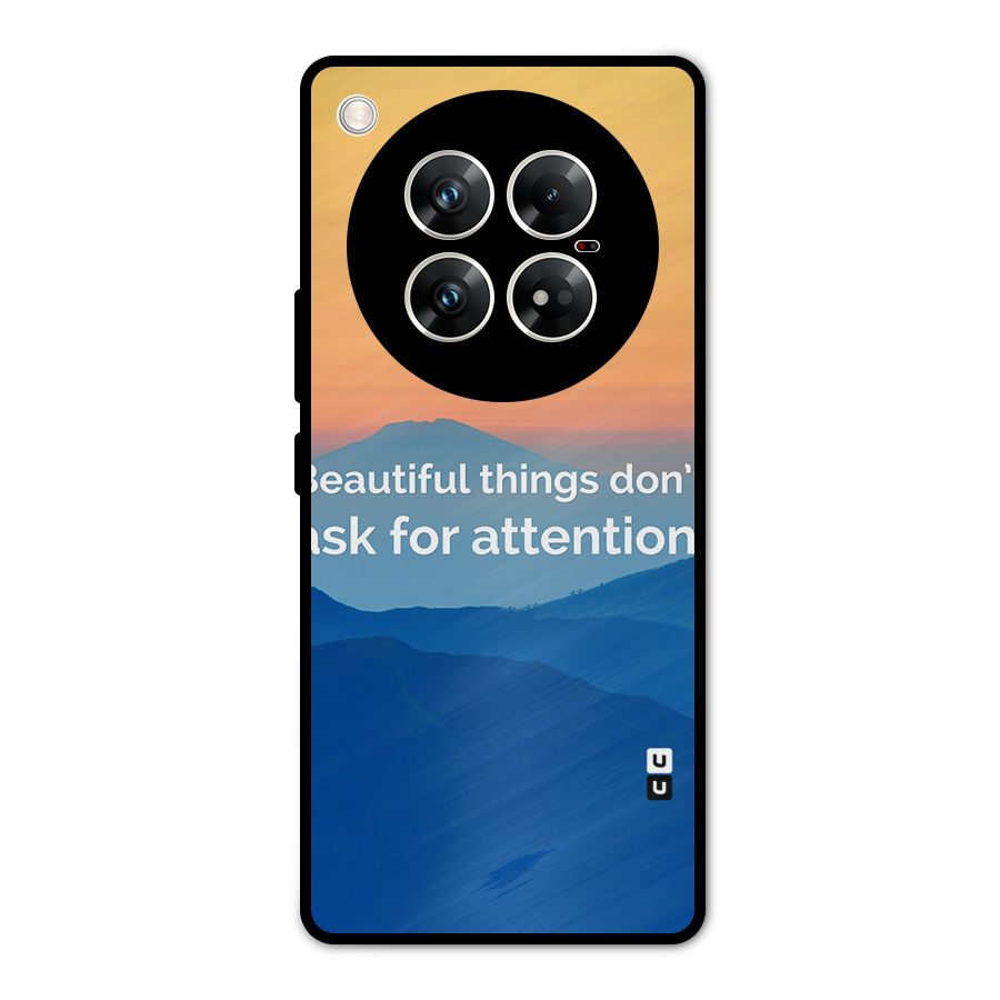 Beautiful Things Quote Metal Back Case for Infinix Zero 40 5G