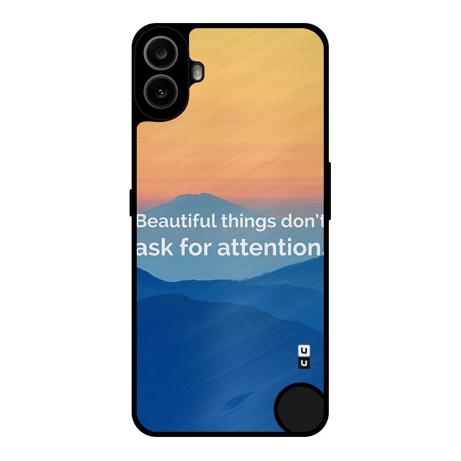 Beautiful Things Quote Metal Back Case for Nothing CMF Phone 1