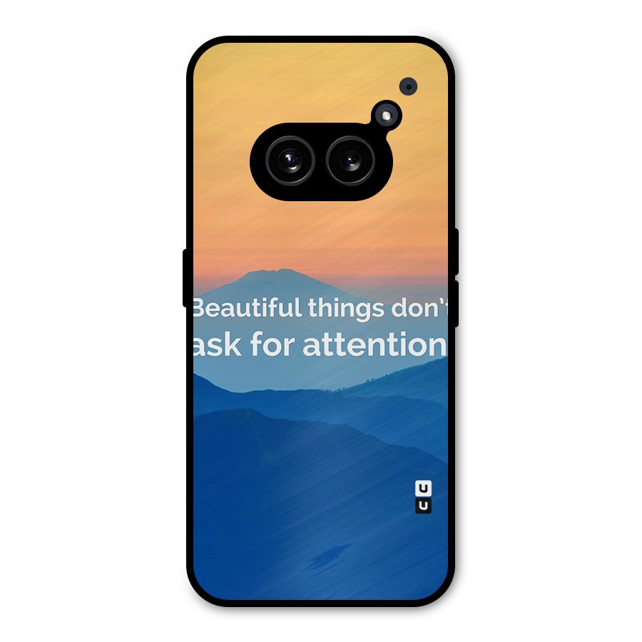 Beautiful Things Quote Metal Back Case for Nothing Phone 2a Plus