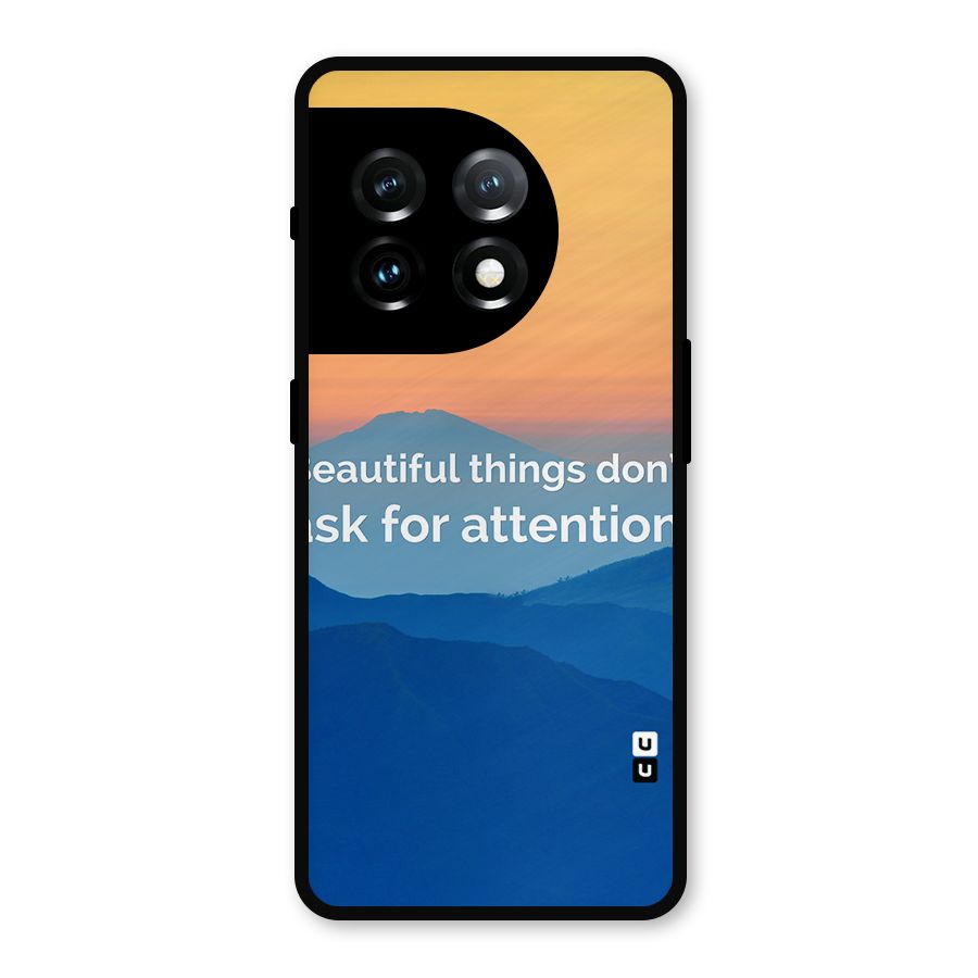 Beautiful Things Quote Metal Back Case for OnePlus 11