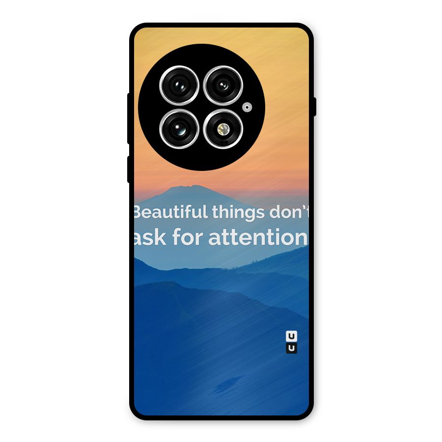 Beautiful Things Quote Metal Back Case for OnePlus 13