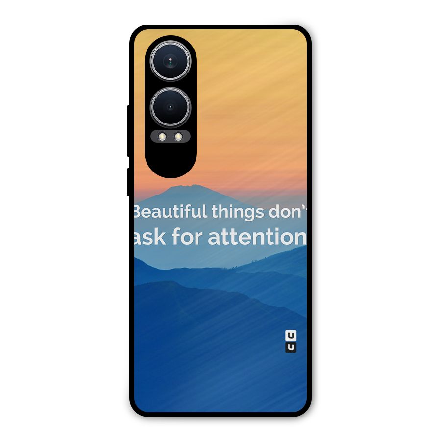 Beautiful Things Quote Metal Back Case for OnePlus Nord CE4 Lite