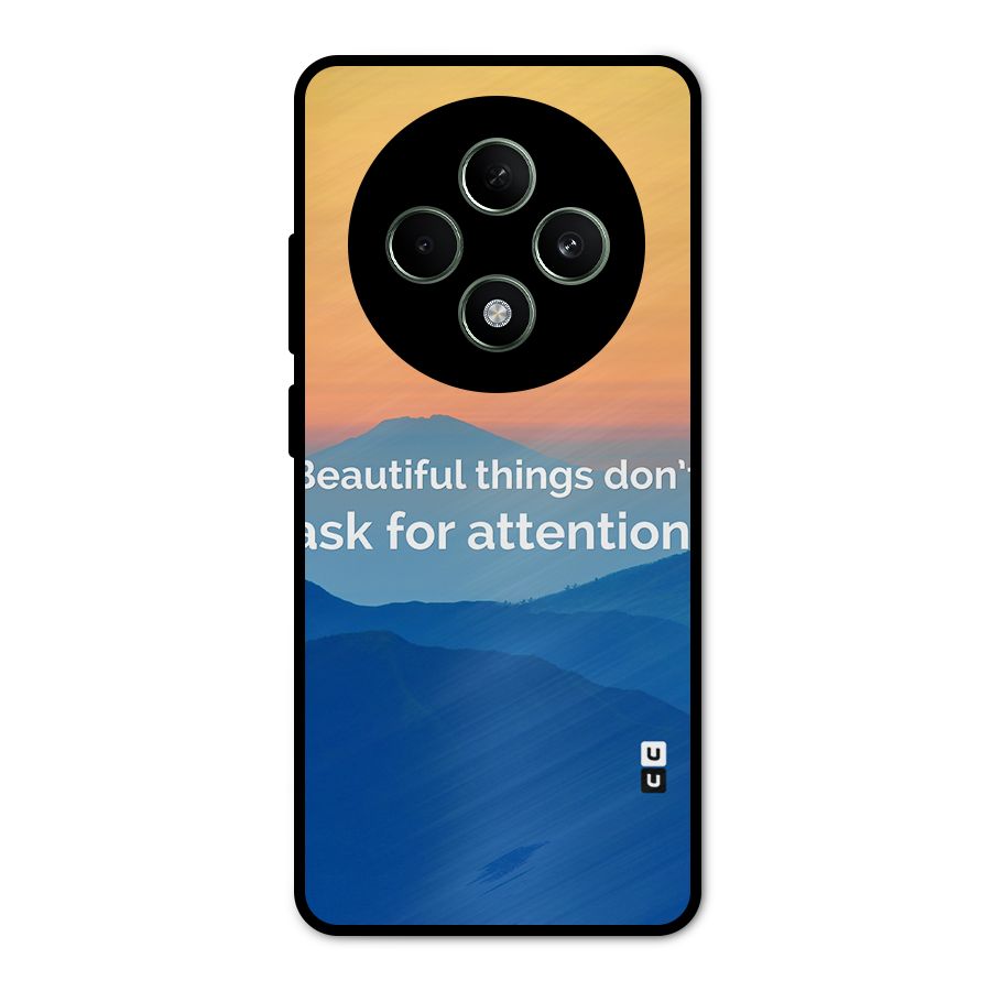 Beautiful Things Quote Metal Back Case for Oppo F27