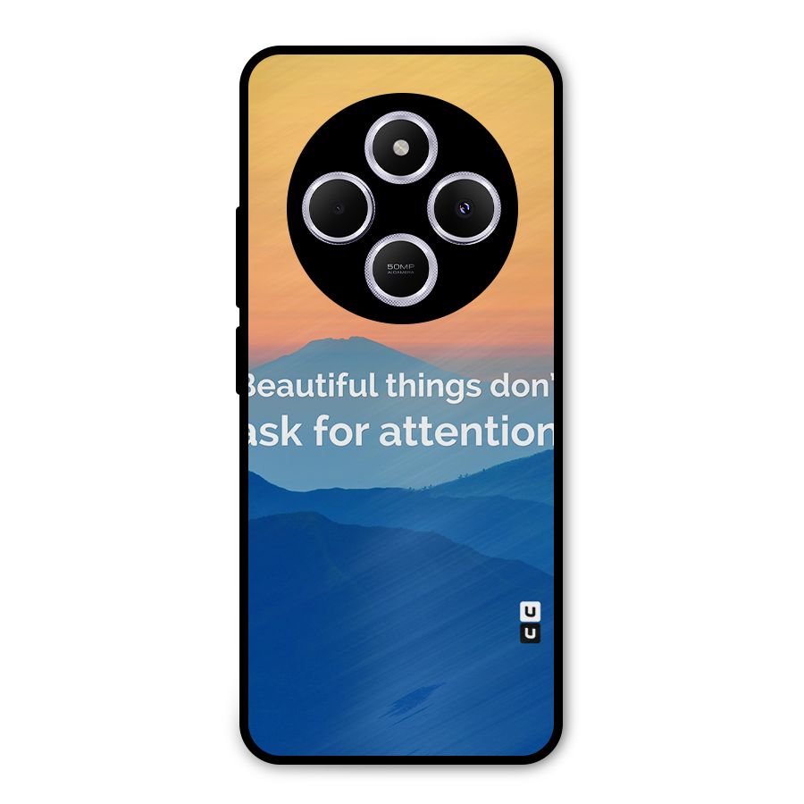 Beautiful Things Quote Metal Back Case for Poco M7